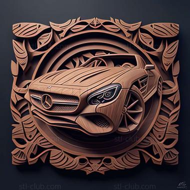 3D модель Mercedes Benz SLC (STL)